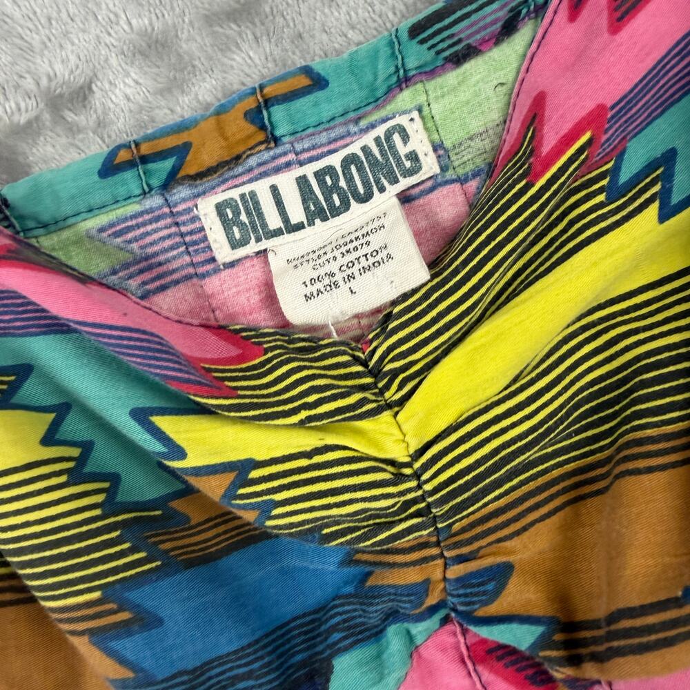 Billabong Multicolor Geometric Print Midi Dress - Picture 3 of 5